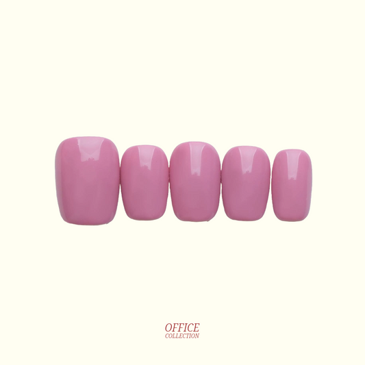 Bloom Blush premium press-on nails — soft pink design | Ochic Nails