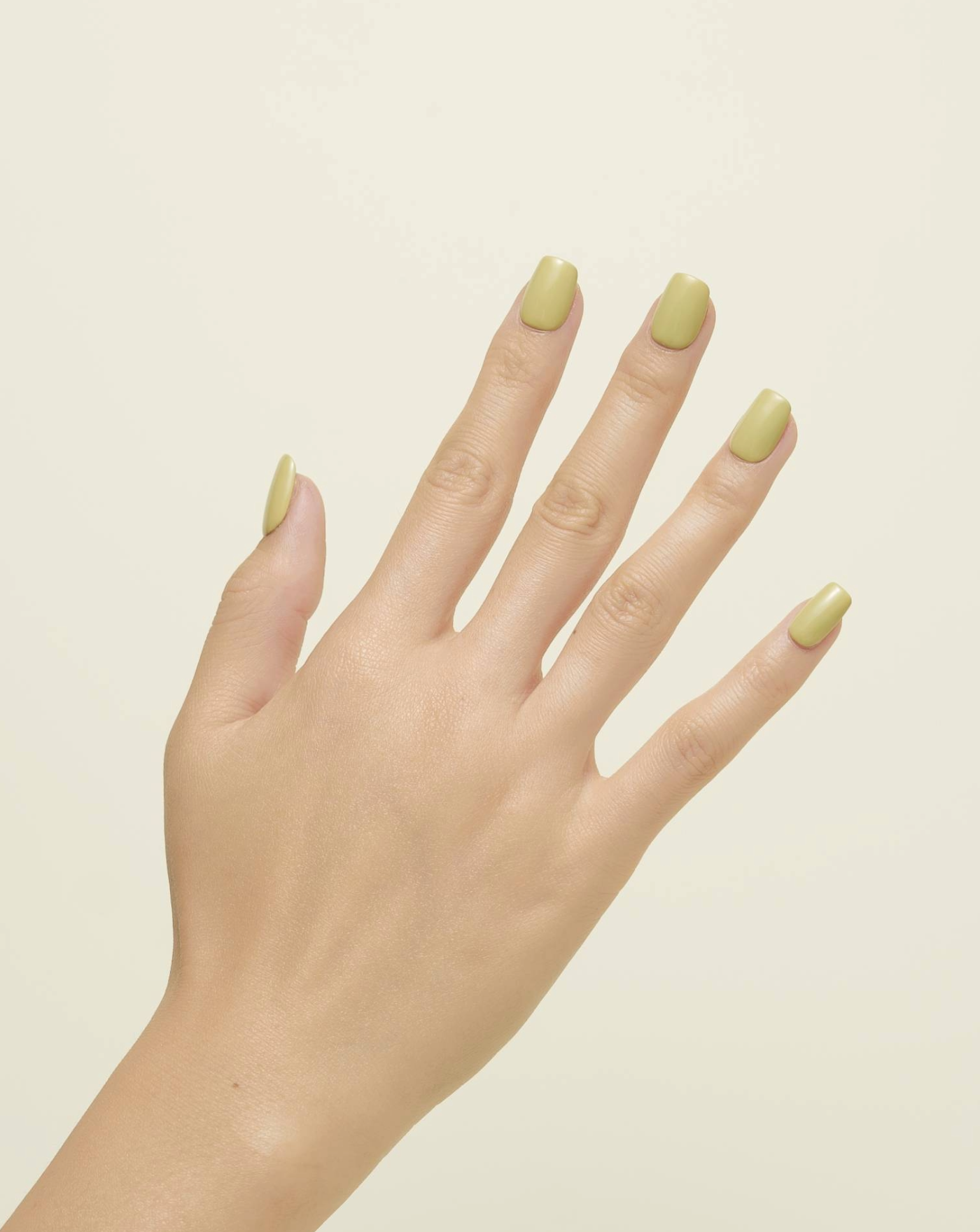Keep It Up single-colour press-on nails — lemon yellow, square shape | Ochic